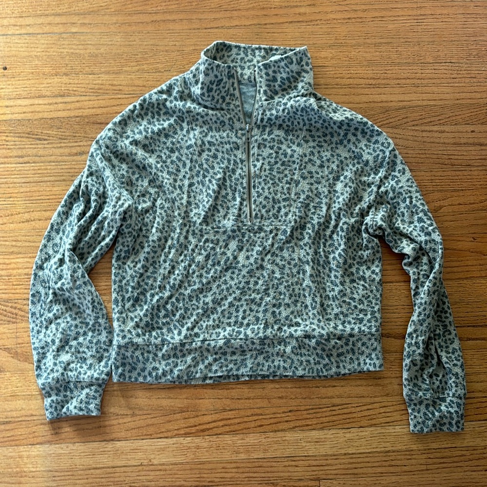 Leopard Halfzip